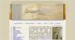 Desktop Screenshot of khalifaabdulhakim.com